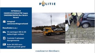 Integrale actie in ’s-Hertogenbosch-Noord tegen ondermijning