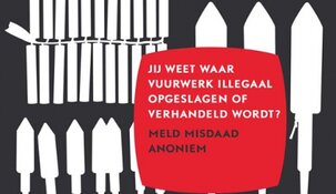 Meld vuurwerkopslag anoniem via Meld Misdaad Anoniem