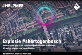 Getuigen gezocht van ontploffing