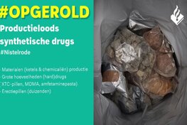 Volledige inboedel productielocatie synthetische drugs gevonden