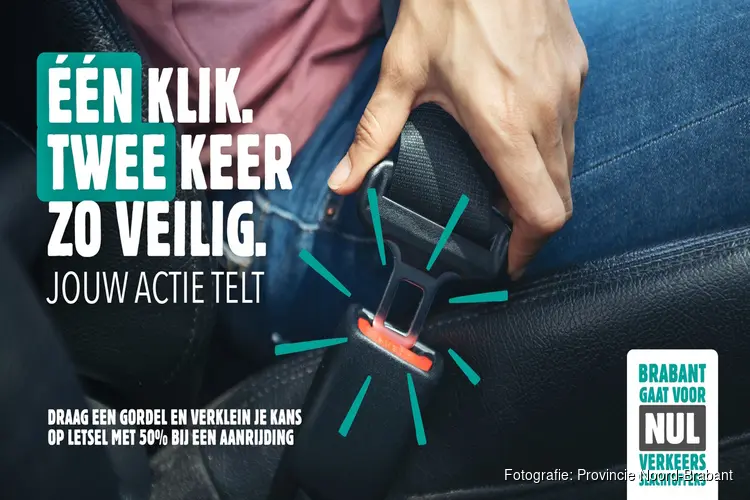 Gordels redden levens: provincie, politie en partners in Brabant starten nieuwe campagne