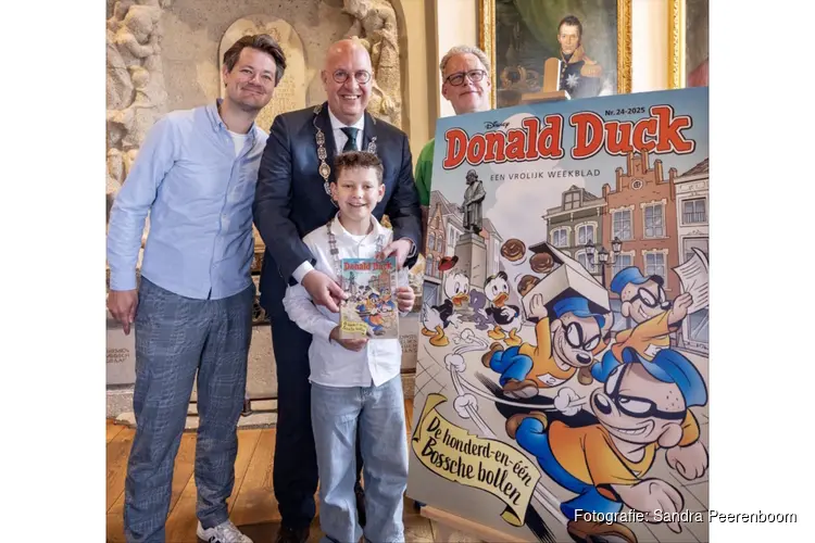 Donald Duck beleeft spannende klopjacht in Den Bosch