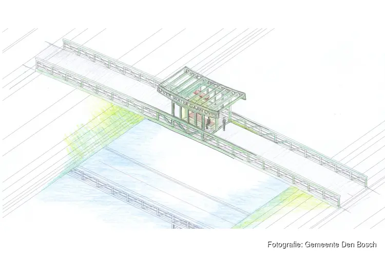 Nieuw ontwerp voetgangersbrug Zuid-Willemsvaart