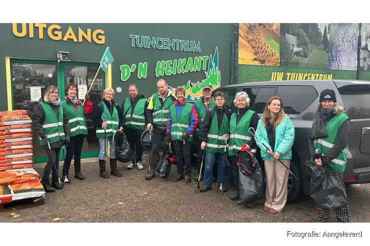 130 vrijwilligers ruimen 312 kilo afval op langs de Aa en Nieuwe Aa