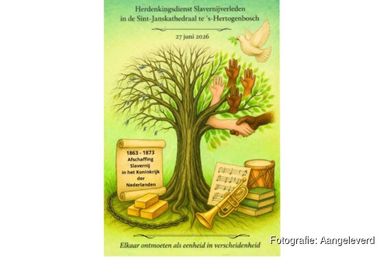 Herdenkingsdienst Slavernijverleden in ‘s-Hertogenbosch op 27 juni 2026