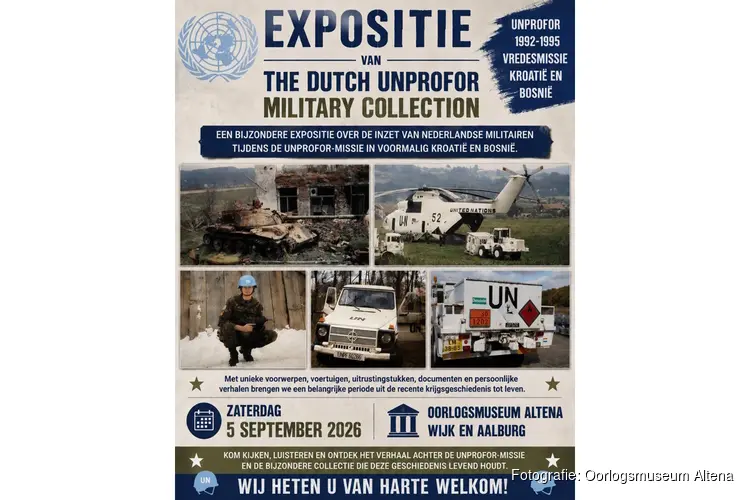 UNPROFOR-collectie komt met buitenexpositie naar Oorlogsmuseum Altena