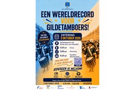 Tientallen gildetamboers en bazuinblazers op weg naar wereldrecord in Heusden?